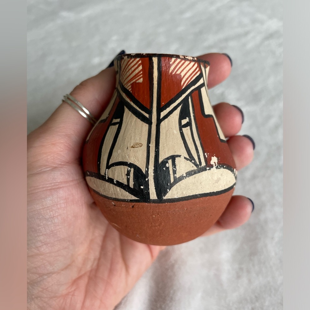 Jemez vintage pottery mini vase